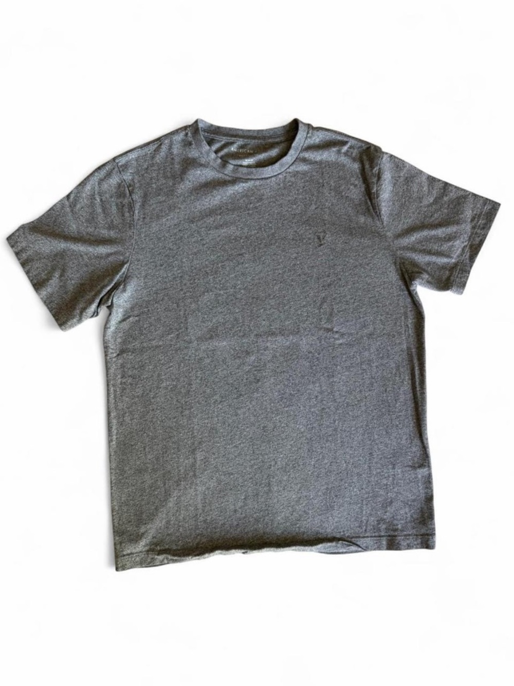 American Eagle Super Soft Standard Fit Tee Gray M